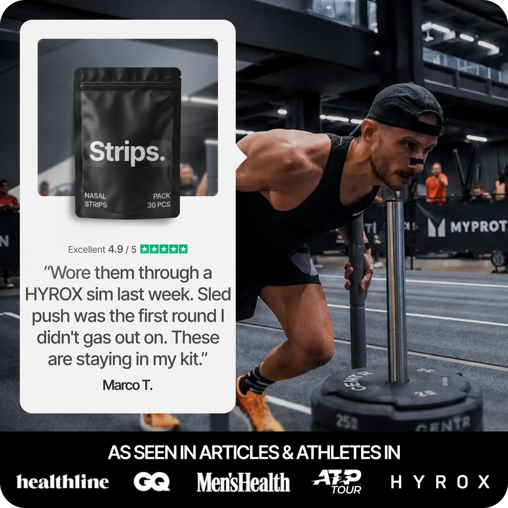 Black Nasal Strips – Breathe Better, Sleep Deeper & Train Harder