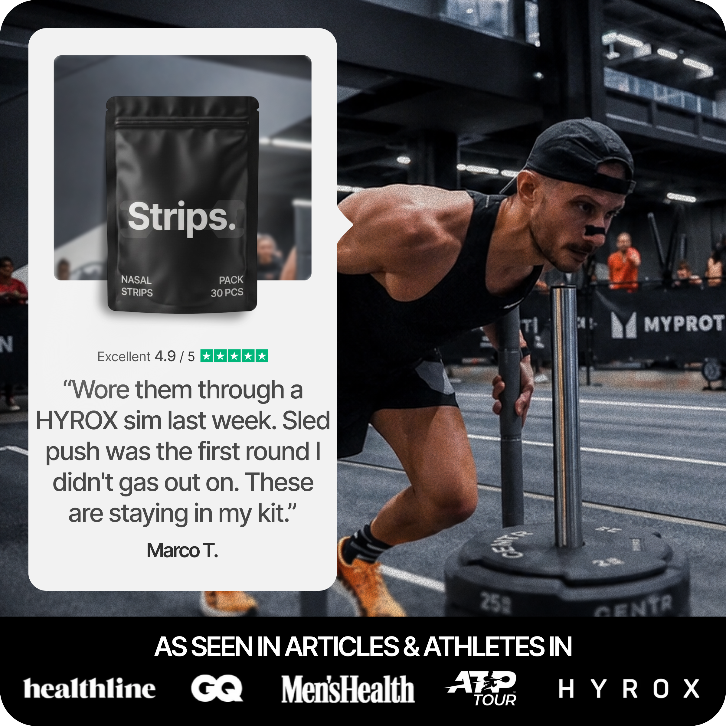 Black Nasal Strips – Breathe Better, Sleep Deeper & Train Harder