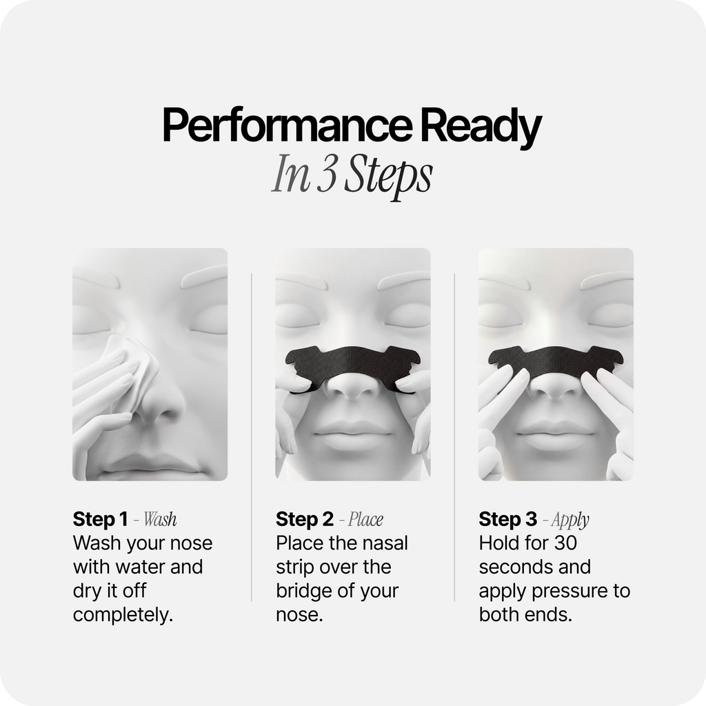 Black Nasal Strips – Breathe Better, Sleep Deeper & Train Harder