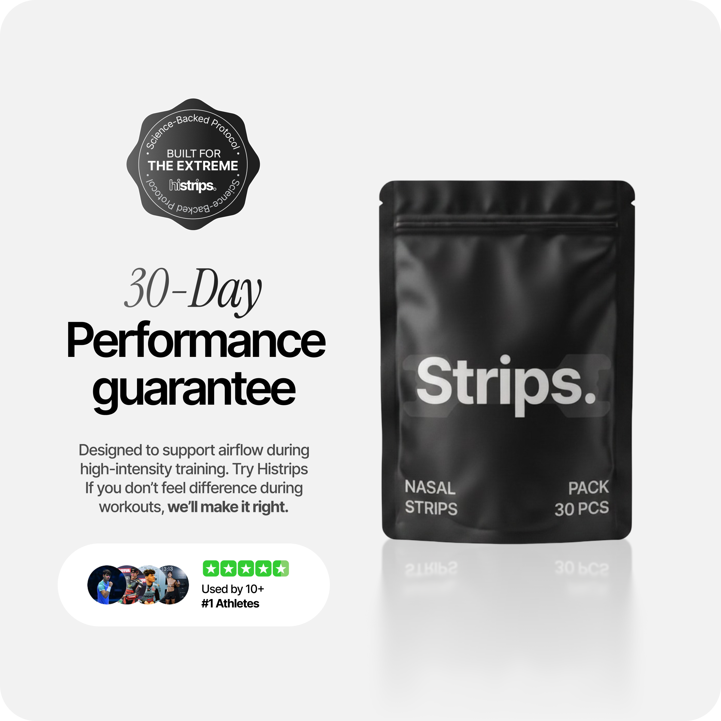 Black Nasal Strips – Breathe Better, Sleep Deeper & Train Harder