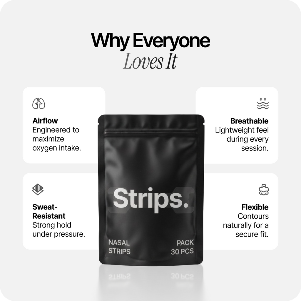Black Nasal Strips – Breathe Better, Sleep Deeper & Train Harder