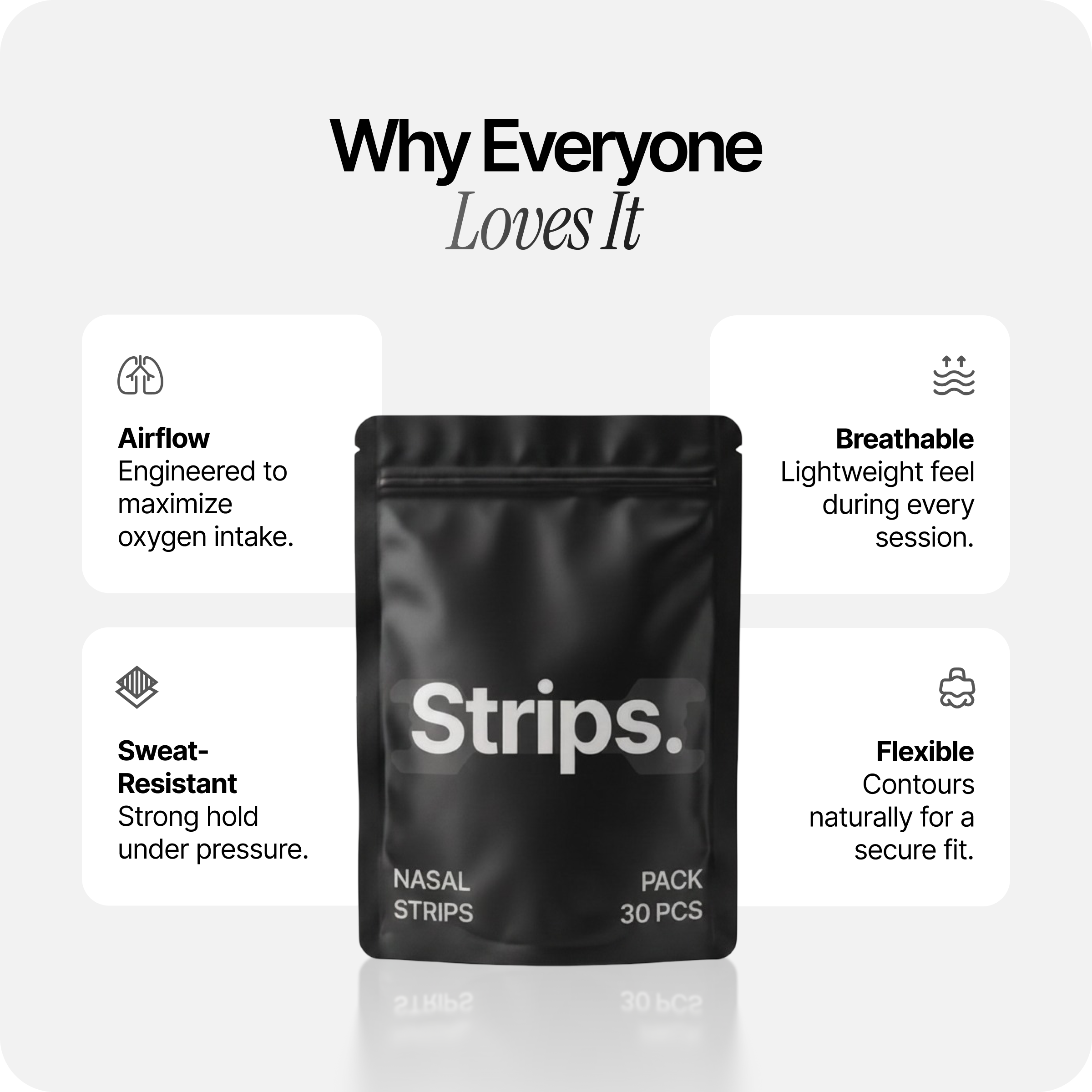 Black Nasal Strips – Breathe Better, Sleep Deeper & Train Harder