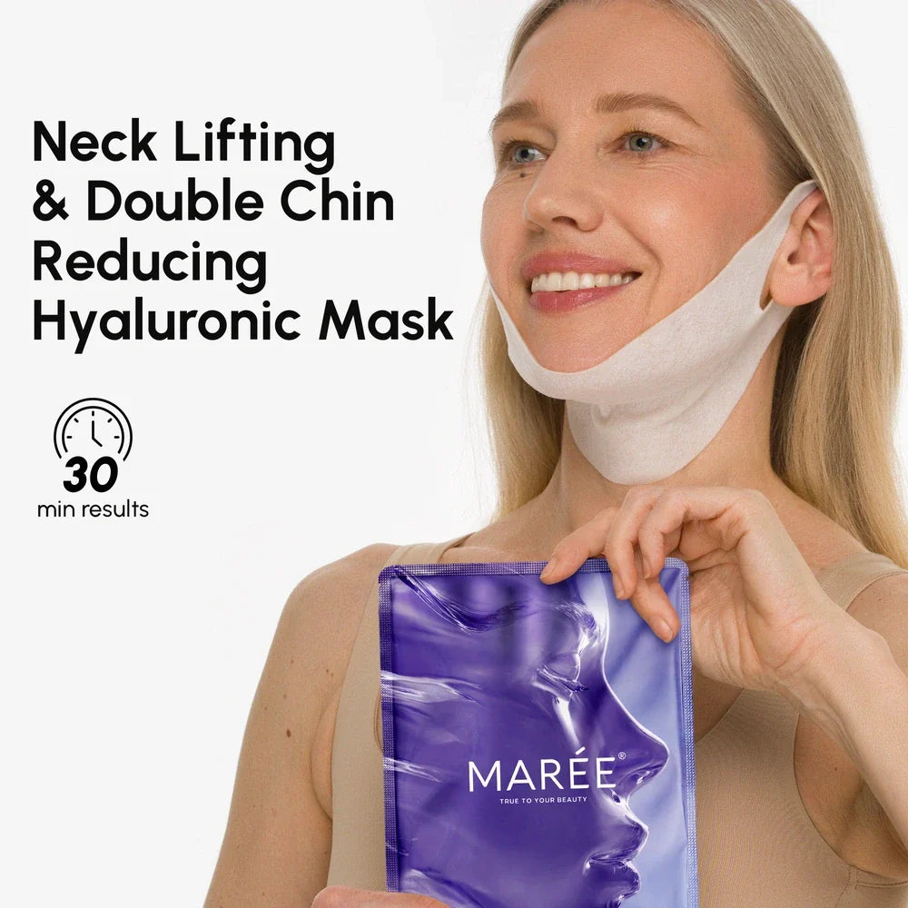 Hyaluronic Acid V-Line Lifting Mask – Sculpt Jawline & Firm Neck Skin